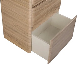 Style Line Тумба с раковиной напольная Атлантика 60, ясень перламутр, столешница ID01 – фотография-3